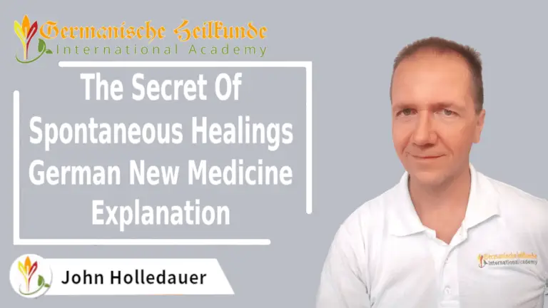 The Secret of Spontaneous Healing