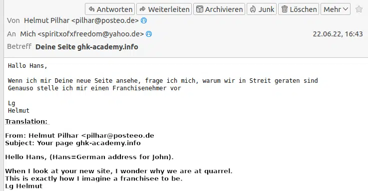 Helmut Pilhar: Your new site
